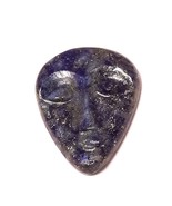 35.85 Cts Lapis Lazuli Hand-Carved Face with Close Eye Stone for Jewelry... - $20.44 CAD