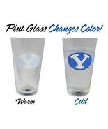 BYU Cougars Color Changing Pint Glass - £11.87 GBP