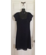 12 Navy Blue Knee Length All Day Comfort Womens Dress by Mica - $12.99