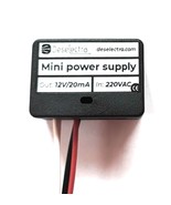 Mini power supply converter adapter 220V AC to 12V DC20mA with box and w... - $207.79 MXN