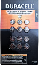 Duracell 2032 Lithium Coin Batteries 12 Count Child Secure EXP 11/2034 - €18,13 EUR
