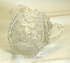 Fostoria American Clear Mini Creamer Cube Motif Depression Glass - £12.74 GBP