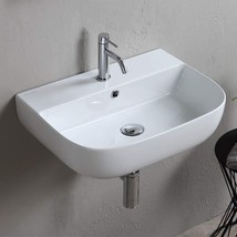 Scarabeo 1811-One Hole Bathroom Sink, One, White - £336.96 GBP