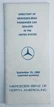 1980 Mercedes-Benz Lineup Dealer Showroom Sales Brochure Guide Catalog - $18.97