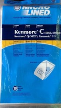 10 Replacement Kenmore Model 5055 / 50557 / 50558 Microlined Bags by DVC - £15.88 GBP