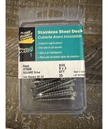 Hillman Stainless Steel Deck Screws 8 X 2 Square Drive 25 Pk.  (41599) FS - $15.10 CAD