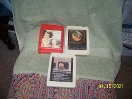 lot of {4}  vintage 8-track tapes  country music { country legends} - £7.78 GBP