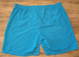 Caribbean Roundtree &amp; Yorke Size 1X Turquoise New Men&#39;s Swim Trunks Boar... - £53.75 GBP