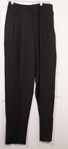 Cricketeer Collectionelle VTG Black Wool Dress Pleat Trouser Pants Womens 12 NWT - £20.73 GBP