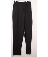Cricketeer Collectionelle VTG Black Wool Dress Pleat Trouser Pants Women... - €22,52 EUR
