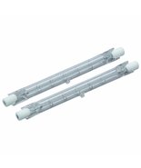 500 Watt Halogen Replacement Bulbs Double Ended 4-5/8&quot; Long - PACK of 2 - €12,44 EUR