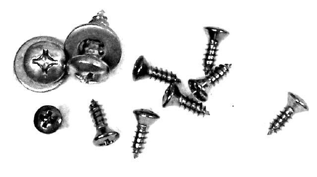 1963-1967 Corvette Screw Set Vent Window Trim Coupe 12 Pieces - $13.81