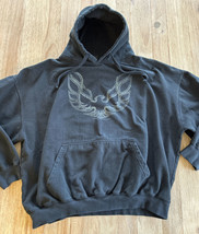 Vintage GM Pontiac Firebird Sweatshirt Hoodie BLACK *XL See Description - £39.26 GBP