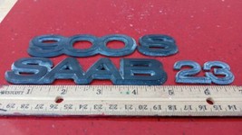94 95 96 97 98 Saab 900 S 2.3 Rear Trunk Lid Emblem Logo Badge Sign Oem Used - £13.41 GBP