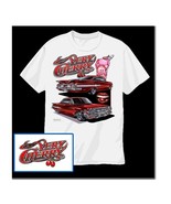 1959 Chevy Impala &quot;Very Cherry&quot; classic car red print on white extra lar... - $30.16 CAD