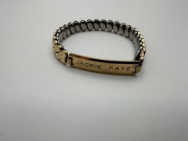 Antique 12k Gold Filled JACKIE KAYE Id Bracelet 6&quot; - 8&quot; - $96.03