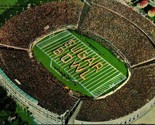 Aerial View Sugar Bowl Stadium New Orleans Louisiana LA UNP Linen Postca... - $10.20