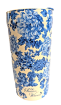 Pioneer Woman Heritage Floral Travel Mug Ceramic Double Wall 6.25 x 3.25... - $22.47