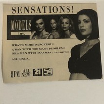 Models Inc Tv Series Print Ad Vintage TPA3 - £4.67 GBP