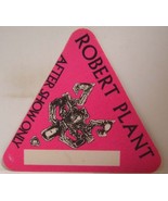 LED ZEPPELIN / ROBERT PLANT - VINTAGE ORIGINAL TOUR CLOTH BACKSTAGE PASS - $186.40 MXN