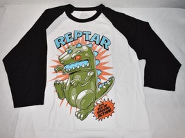 Men&#39;s Large Rugrats Reptar Loot Crate DX Exclusive T Shirt Shirt Raglan - $17.81