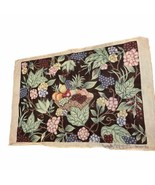 Needlepoint Vintage Harvest Rug Canvas Handpainted Mario Buatta Thimbeli... - £471.81 GBP