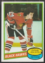 Chicago Black Hawks Doug Wilson 1980 Topps Hockey Card 12 ex - £0.39 GBP