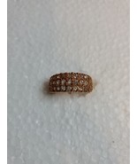 Finger Ring 7.5 or 8 Size Faux Jewels Gold Tone Jewelry 1 count - $13.24 CAD