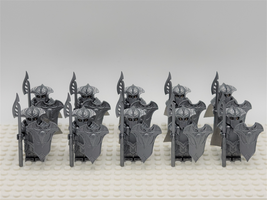 10pcs Mirkwood Elven Guards Spear Army The Hobbit Lord of the Rings Minifigures - £16.44 GBP