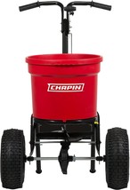 Chapin International 82050C, 70Lb Contractor Turf Spreader, Round Hopper, Red. - £259.73 GBP