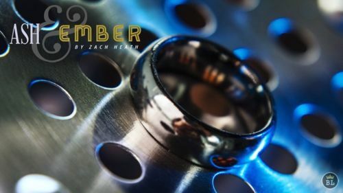 Ash and Ember Silver Curved Size 11 (2 Rings) by Zach Heath - Trick - $47.47