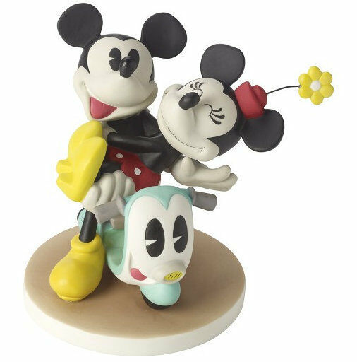Mickey Mouse Minnie Precious Moments Love Can Take Us Anywhere Scooter NWOB  - $50.48