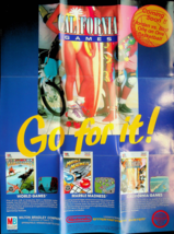 Milton Bradley/Nintendo Game Poster/Insert - California Games (1988) - Preowned - £8.84 GBP