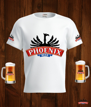 Phoenix Beer White T-Shirt, High Quality, Gift Beer Shirt  - £25.16 GBP