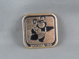 Moscow 1980 Olympic Games Pin - Misha Shotput Event - Stamped Pin  - £11.79 GBP
