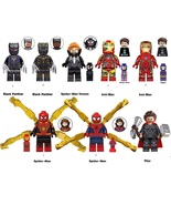 Black Panther Iron-Man Spider-Man Infinity Marvel Minifigure Custom Bric... - $5.49+