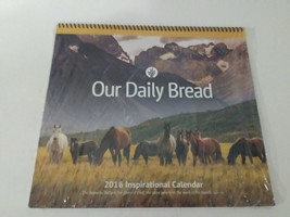 Our Daily Bread Inspirational Wall Calendar Dated Year 2016 Still Factor... - £11.96 GBP