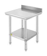 SucceBuy Kitchen Work Bench Commercial Catering Table Worktable with Und... - $91.70+