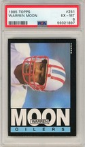 1985 Topps Warren Moon Rookie #251 PSA 6 P1360 - £18.93 GBP