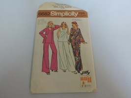 Vintage Simplicity Sewing Pattern 6682 Maternity Cardigan Wide Leg Pants 70s 10 - £3.94 GBP