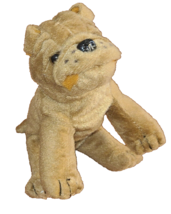 Oriental Trading Small Plush Bulldog Brown 7&quot; Stuffed Soft Toy - £7.11 GBP