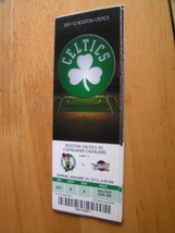 NBA Boston Celtics Full Unused Ticket Stub 1/29/12 Vs. Cleveland Cavaliers - £1.55 GBP