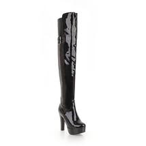 Platform Thigh High Boots Women Sexy High Heels Over-the-Knee Boot Female Red Ro - £80.45 GBP