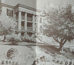 Woodrow Wilson Birthplace Home Staunton Virginia Vintage Brochure Map - $17.33