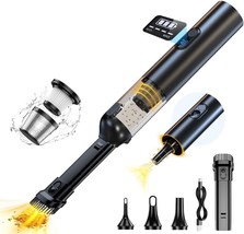 Portable 4-in-1 Cordless Car Vacuum, 14KPa Suction &amp; Blower, 20+Min Runt... - $610.15 MXN