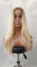 Salomezklm 26 Inches Long Blonde Wigs for Women Natural Synthetic Hair O... - $15.01