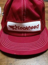 Vintage K-product Patch Hat Snapback Lockheed Red Hat - £15.90 GBP