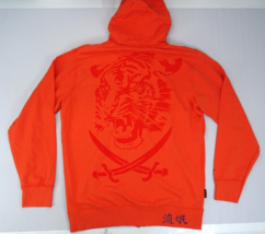 Marc Ecko Cut Sew Year Of The Tiger Chinese New Year Hoodie Orange Sz XL Y2K 90s - £27.81 GBP