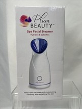 Plum Beauty Spa Facial Steamer Open Pores Detoxify Hydrate Cleanse Humidifier - £10.40 GBP
