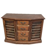 Vintage Acsons Imports Wooden Jewelry Box - 10 Drawers - Made In Japan - $637.30 MXN